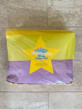 Vintage 2002 Todd Oldham Target Dorm Room Twin Sheets Sealed Y2K NOS